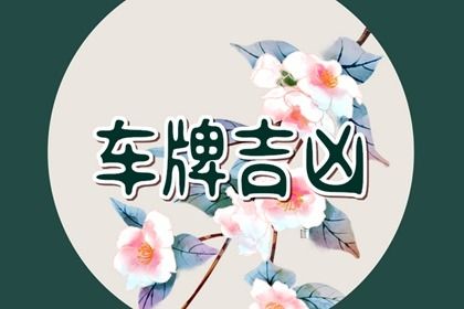 车牌号测算基础
